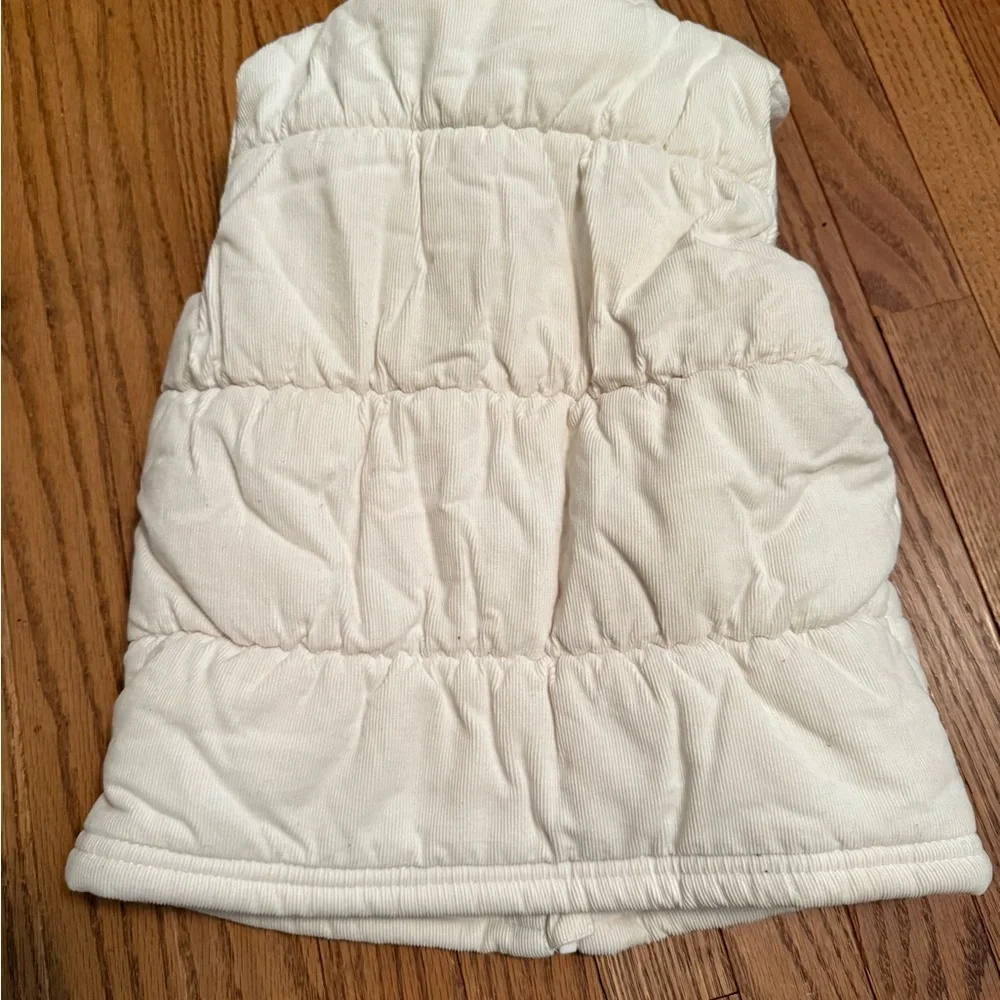 Carter's Cream Vest with Polka Dot Lining